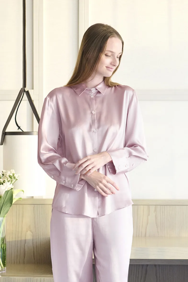 19匁 シルクパジャマ | 長袖シャツ | レディース 