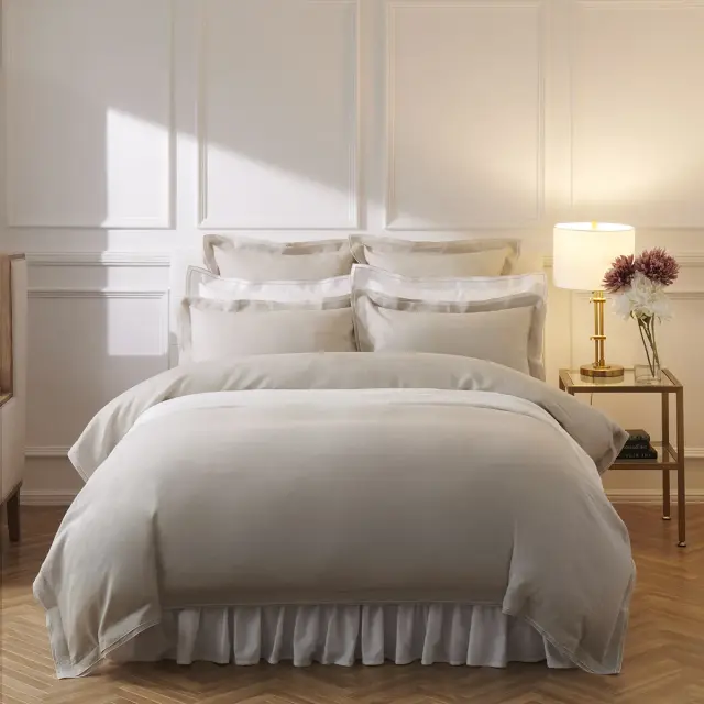 掛け布団カバー | シングル | 150×210cm | ヨーロピアンリネン トリム 