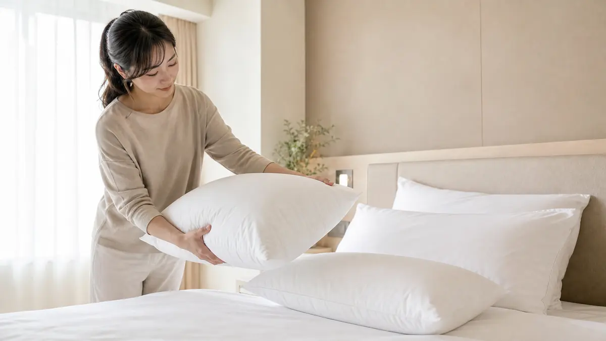 フィルパワーとダウン枕