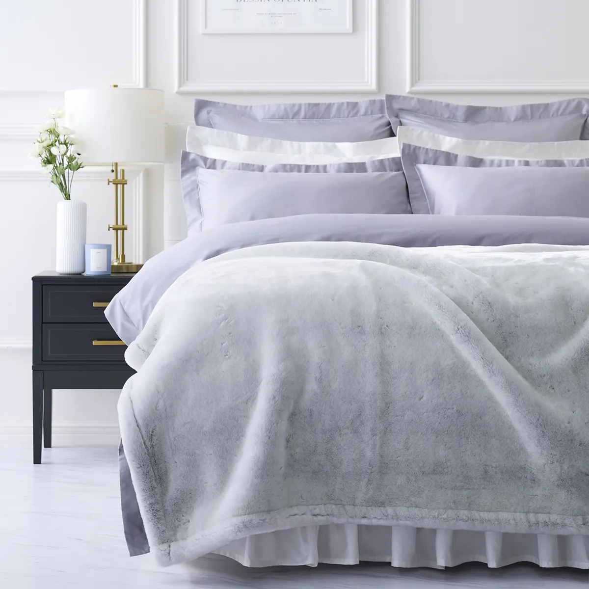 ラグジュアリープラッシュブランケットシングル