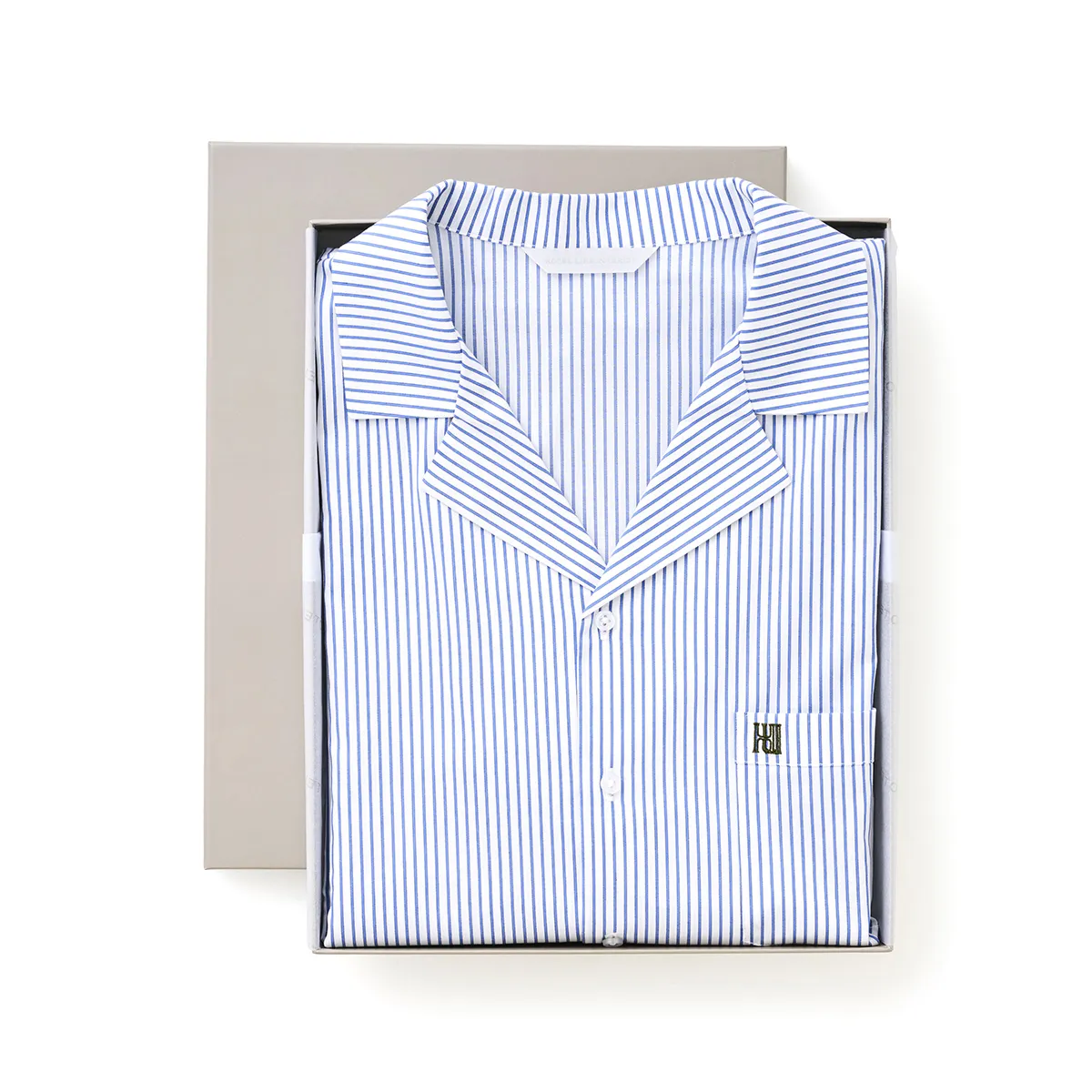 コットンツイルストライプパジャマ