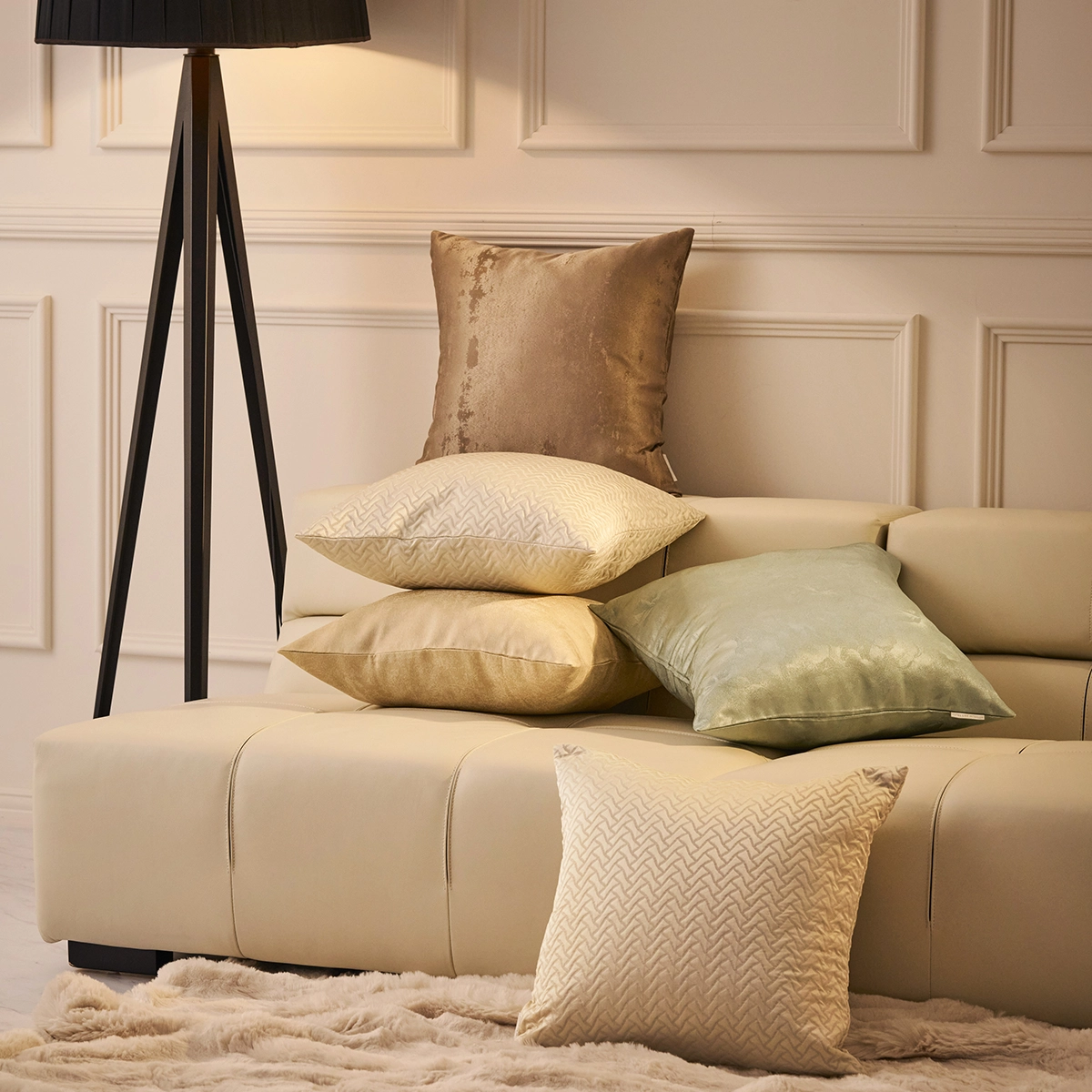 クッションカバー グローイングウィーブ