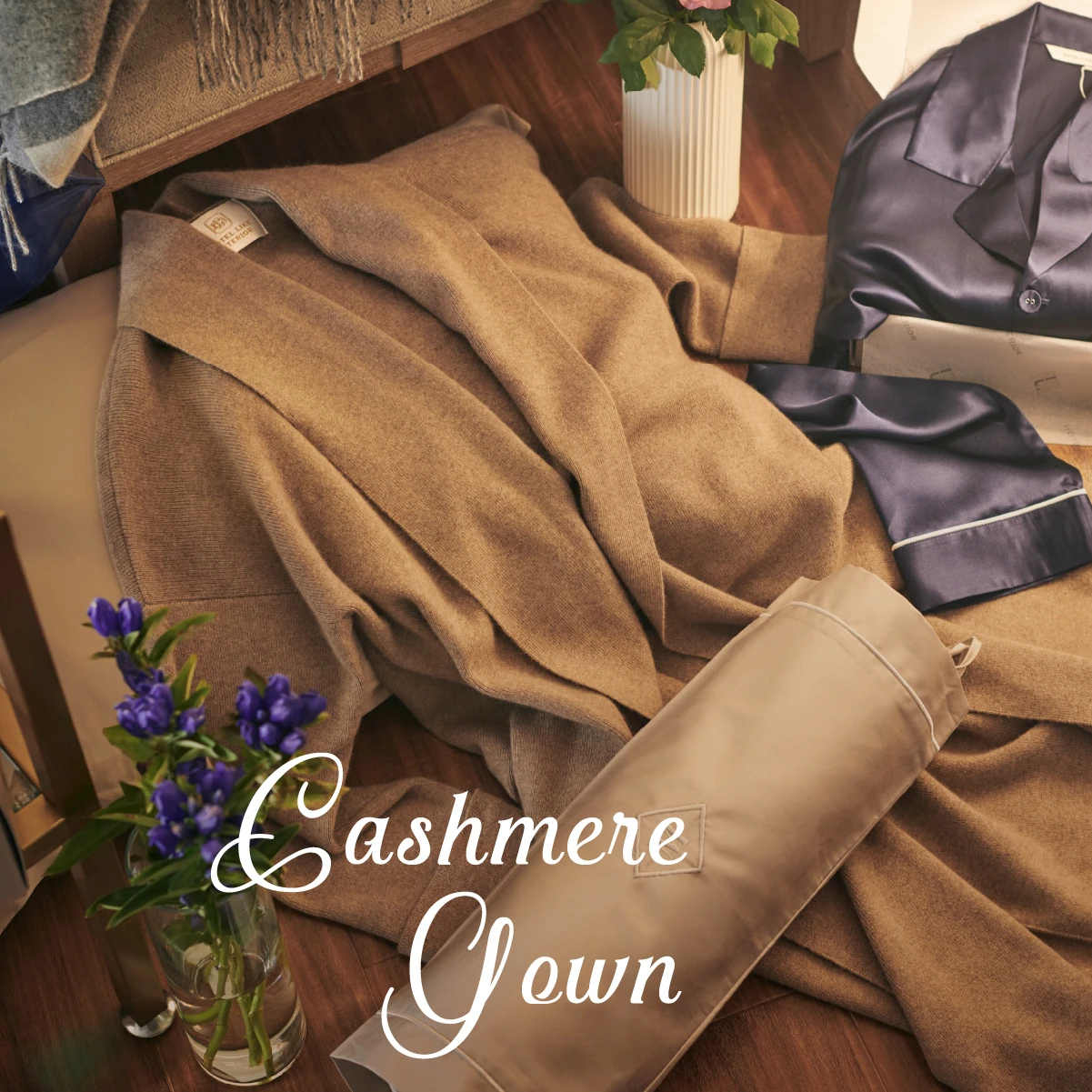 カシミヤガウン