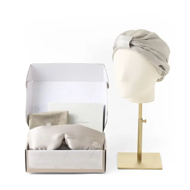 19匁 シルクナイトキャップ・アイマスクセット