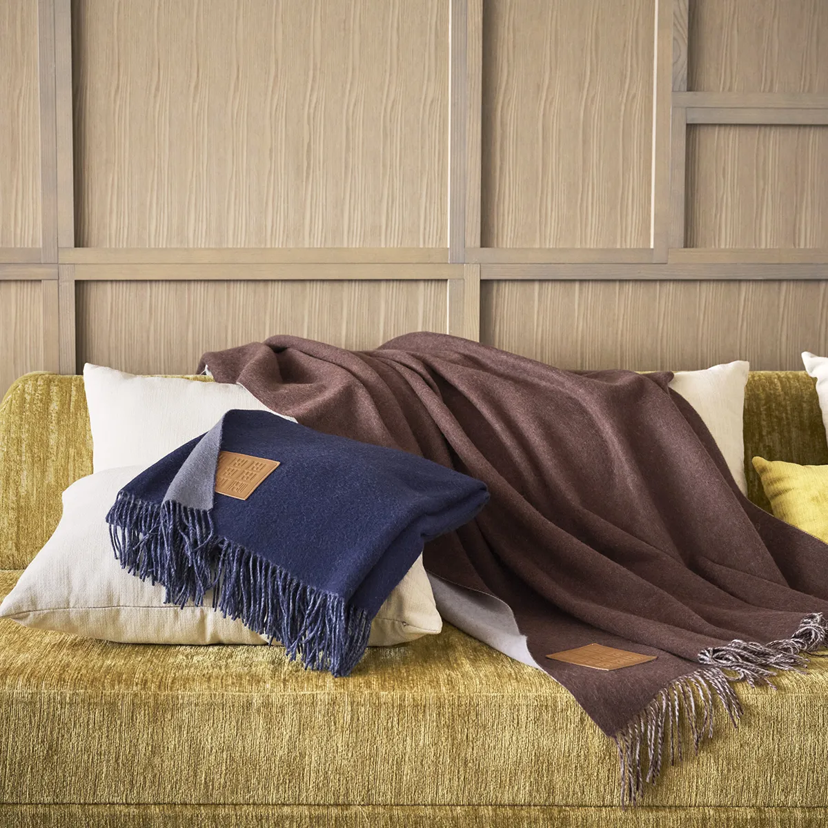 ウールカシミヤスローケット